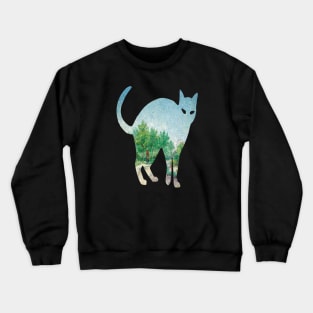 Cat Van Gogh Saint Pierre Crewneck Sweatshirt